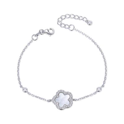 Mother-of-pearl bracelet - White