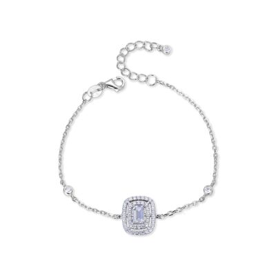 Pulsera rectangular - Blanco