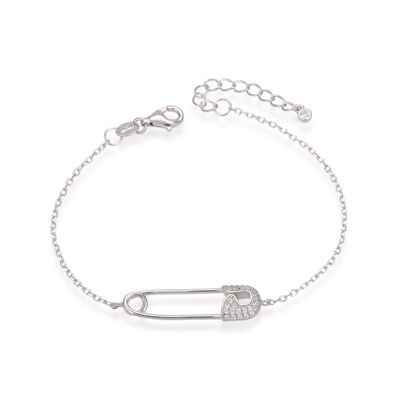 Bracelet épingle - Blanc