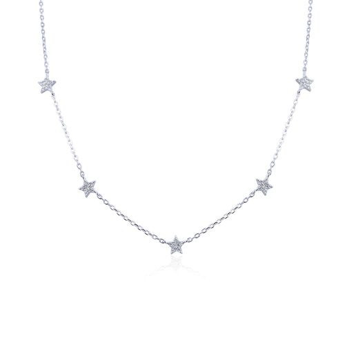 Collier étoiles - Jaune