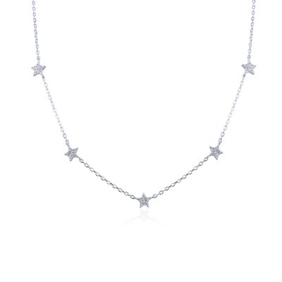 Collier étoiles - Jaune