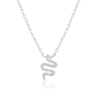 Collar serpiente - Blanco