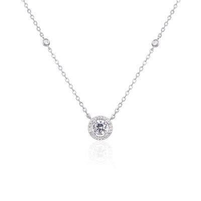 Collier rond - Rose