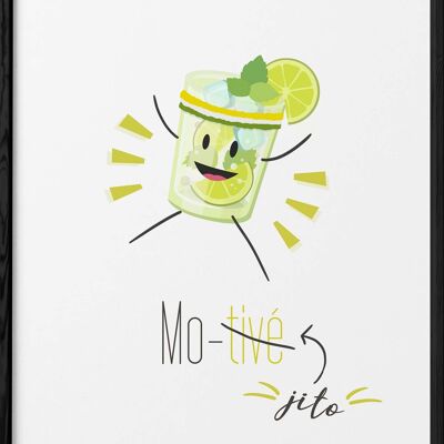 Poster "Mojito-motiviert"