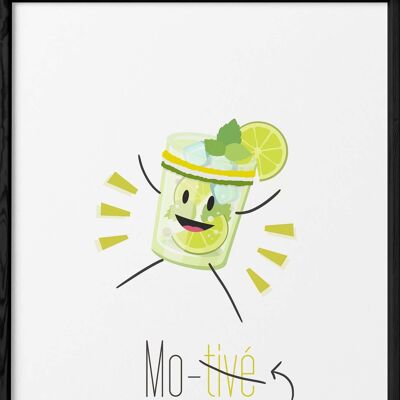 Affiche "Mojito-Motivé"