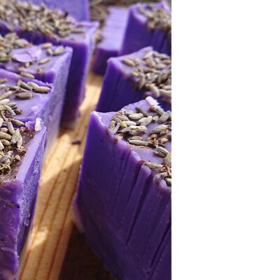 wild violet - lavender flower soap