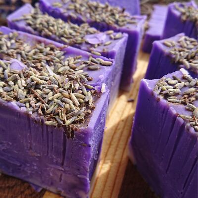 jabon de flor de lavanda - violeta silvestre