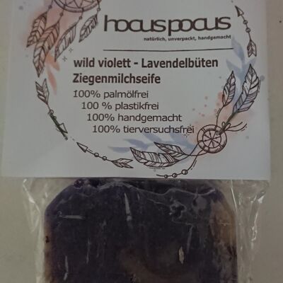 wild violet - Lavendelblüten Seife mit Ziegenmilch