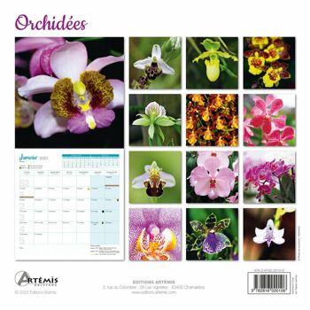 Calendrier 2023 Orchidée (ls) 2