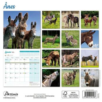 Calendrier 2024 Ane (ls) 2