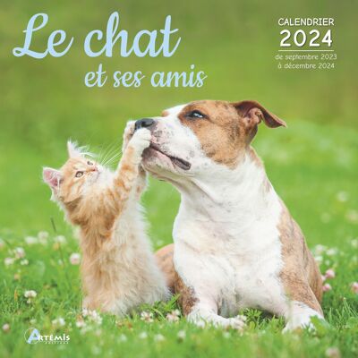 Calendrier 2024 Chat et ses amis (ls)