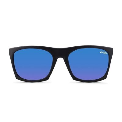 8433856068313 - The Indian Face Barrel Schwarz polarisierte Sonnenbrille für Männer und Frauen