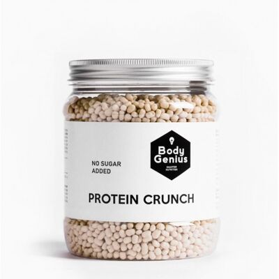 Protein Crunch weiße Schokolade - 500 g - Proteingetreide
