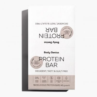 Protein Bar Cocoa - Box mit 13 Riegeln - Wenig Kohlenhydrate