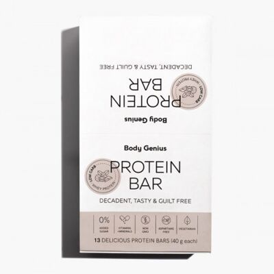 Protein Bar Coconut - Box mit 13 Riegeln - Wenig Kohlenhydrate