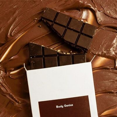 Cioccolato proteico senza zucchero - 150 g - Aroma nero