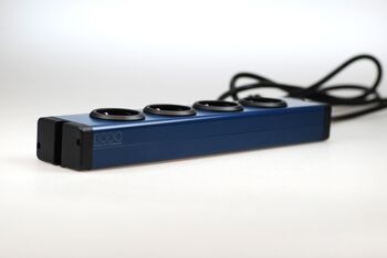 Bloc multiprise design BODO (2 voies + 6 USB-A) bleu pacifique 3