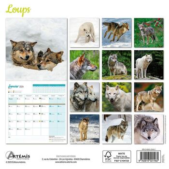 Calendrier 2024 Loup (ls) 2