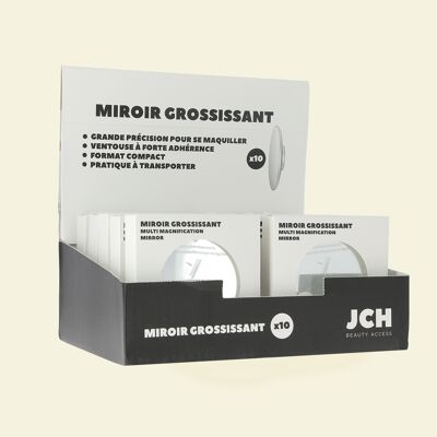 Présentoir 10 miroirs grossissants (SKU: P10MG10)