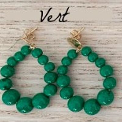 Green Vinta Earrings