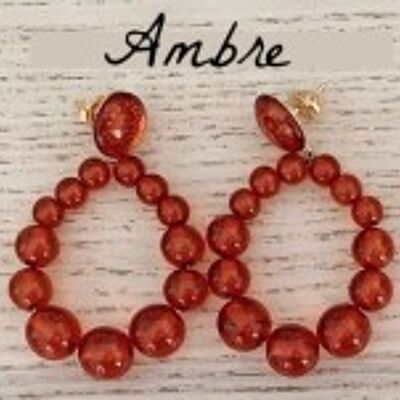 Vinta Amber Earrings