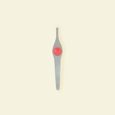 Tweezers Slanted jaws (SKU: 3BTP-JCHBA2/coral)