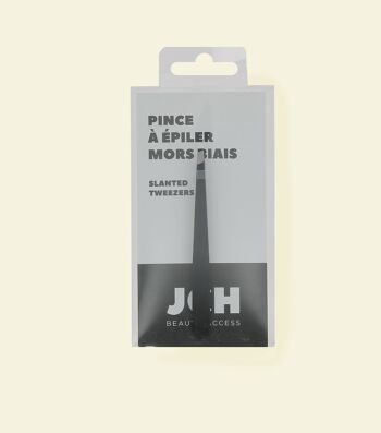 Pince à épiler Mors en biais (SKU: 3BTS/NEW-JCHBA2/noir) 2