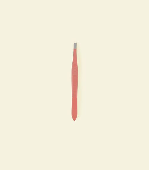 Pince à épiler Mors en biais (SKU: 318BT-JCHBA2/corail)