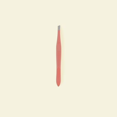 Tweezers Slanted jaws (SKU: 318BT-JCHBA2/coral)