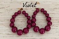 Orecchini Vinta Viola