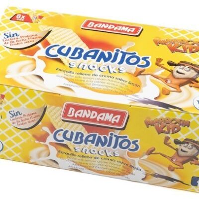 Estuche de Cubanitos Sabor Limón Snack - Bandama 8x28g