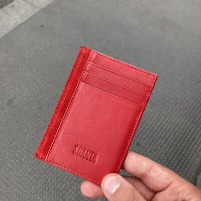 Slim Wallet Red