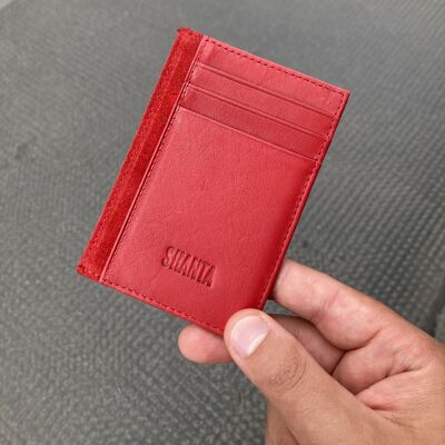 Slim Wallet Red