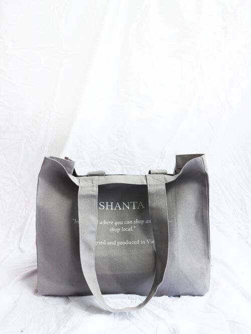 Bio-Canvas Tote Grey