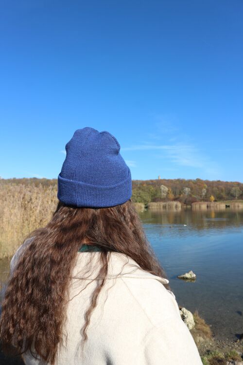 Beanie Blau