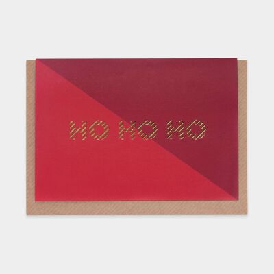 Carte de Noël Ho Ho Ho