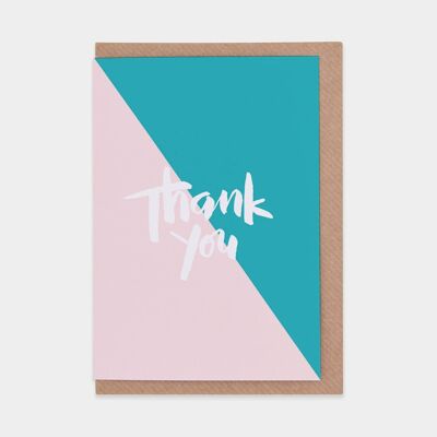 Thank You (Nude / Turquoise)