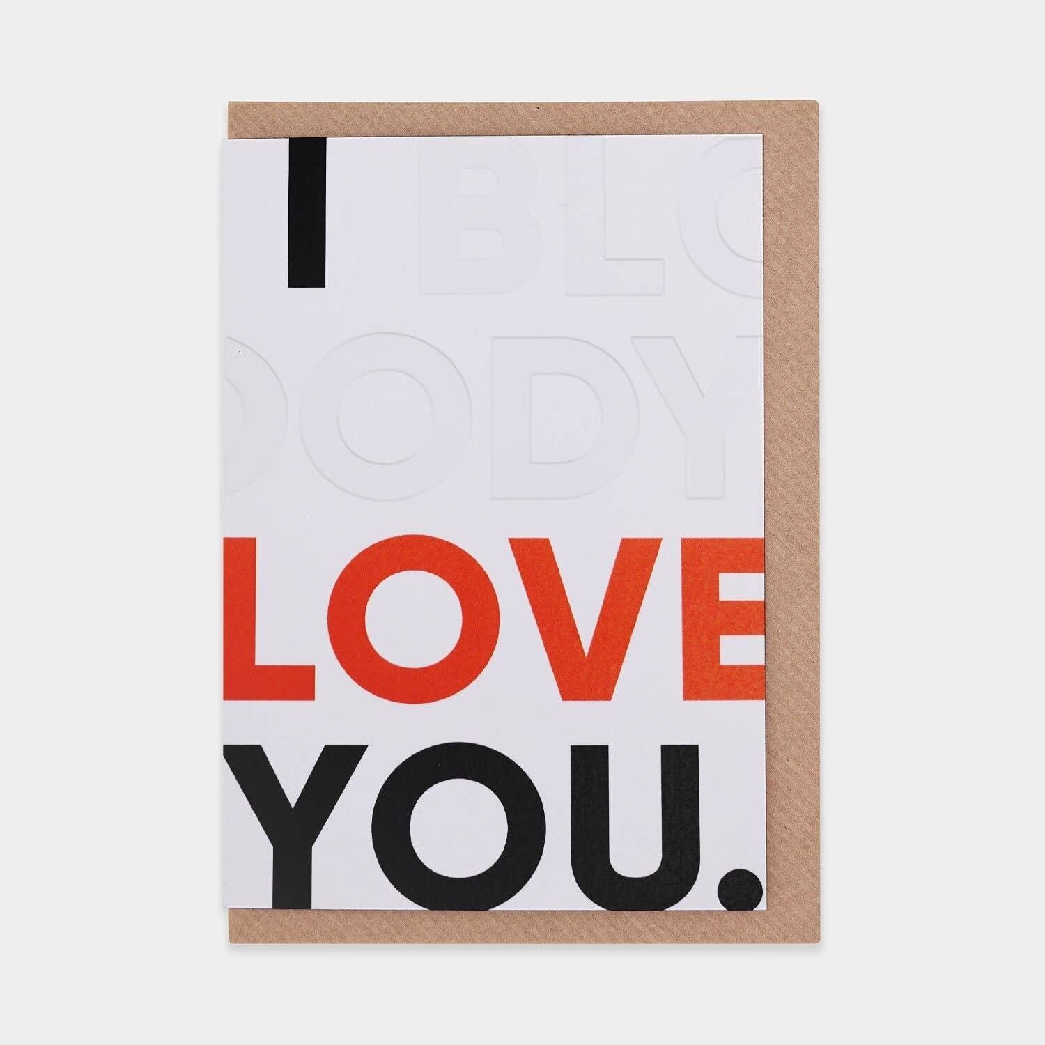 Ich liebe dich verdammt noch mal