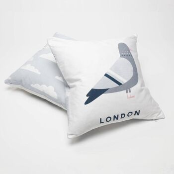 Coussin Pigeon de Londres 3