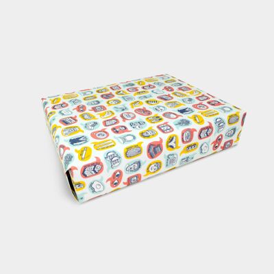 Gift Wrap Sheet - Cockney Rhyming Slang