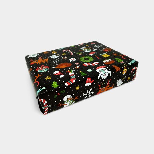 Gift Wrap Sheet - Santa