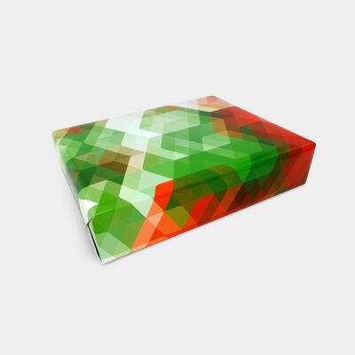 Geschenkpapierbogen - Cuben Xmas