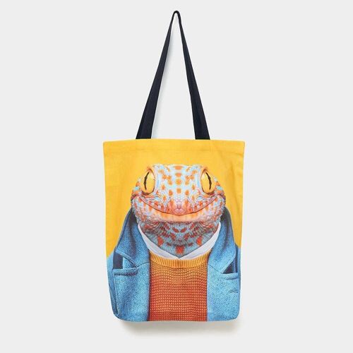 Gecko - Zoo Portrait Tote Bag