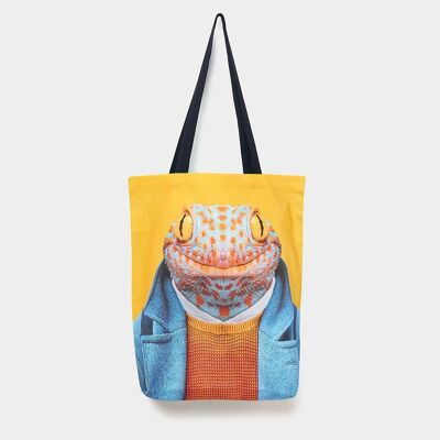 Gecko - Zoo Portrait Tote Bag