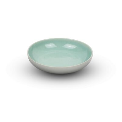 Ceramic Gondar pasta plate green - sale