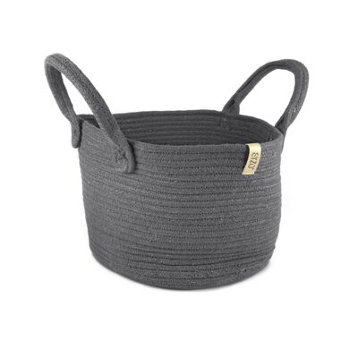 SIZO JUTE Storage Basket - Anthracite_S