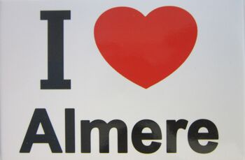 Aimant de réfrigérateur J'aime Almere 1