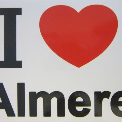 Imán de nevera I Love Almere