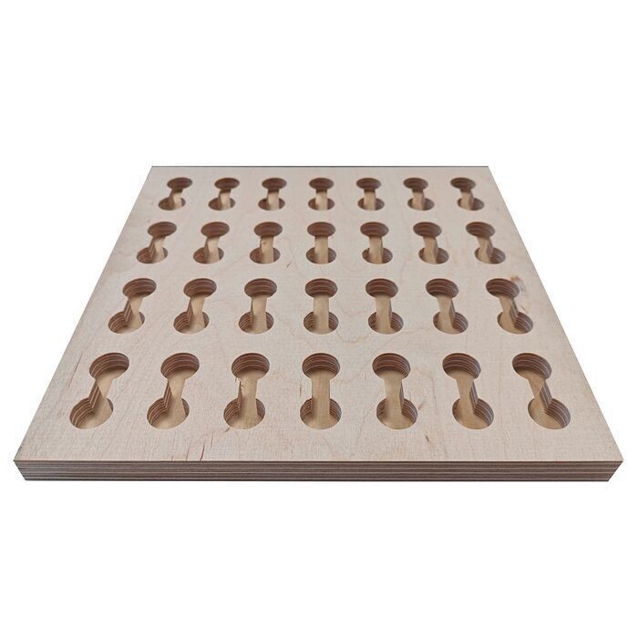 Holzdisplay für Eyeliner