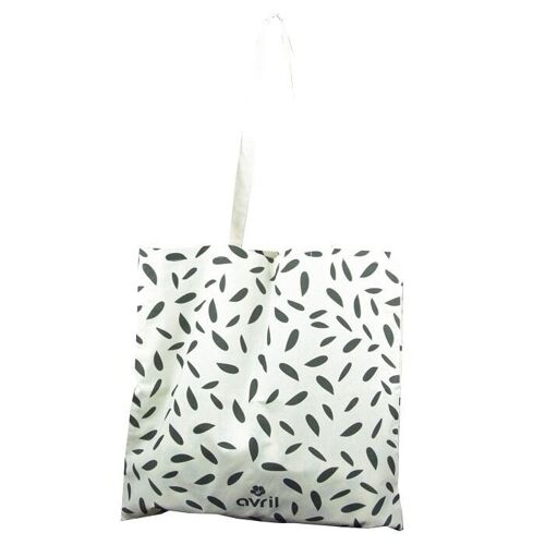 Tote bag en coton bio Avril 40x40cm